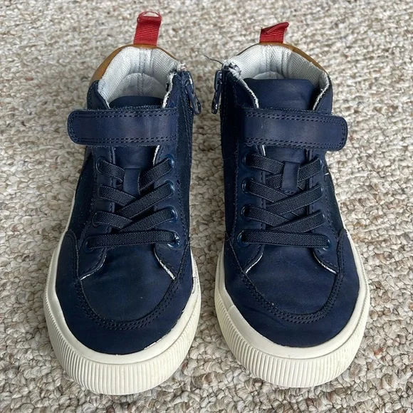 Boys' Anthony Zipper Sneakers - Cat & Jack Navy - Picture 1 of 4